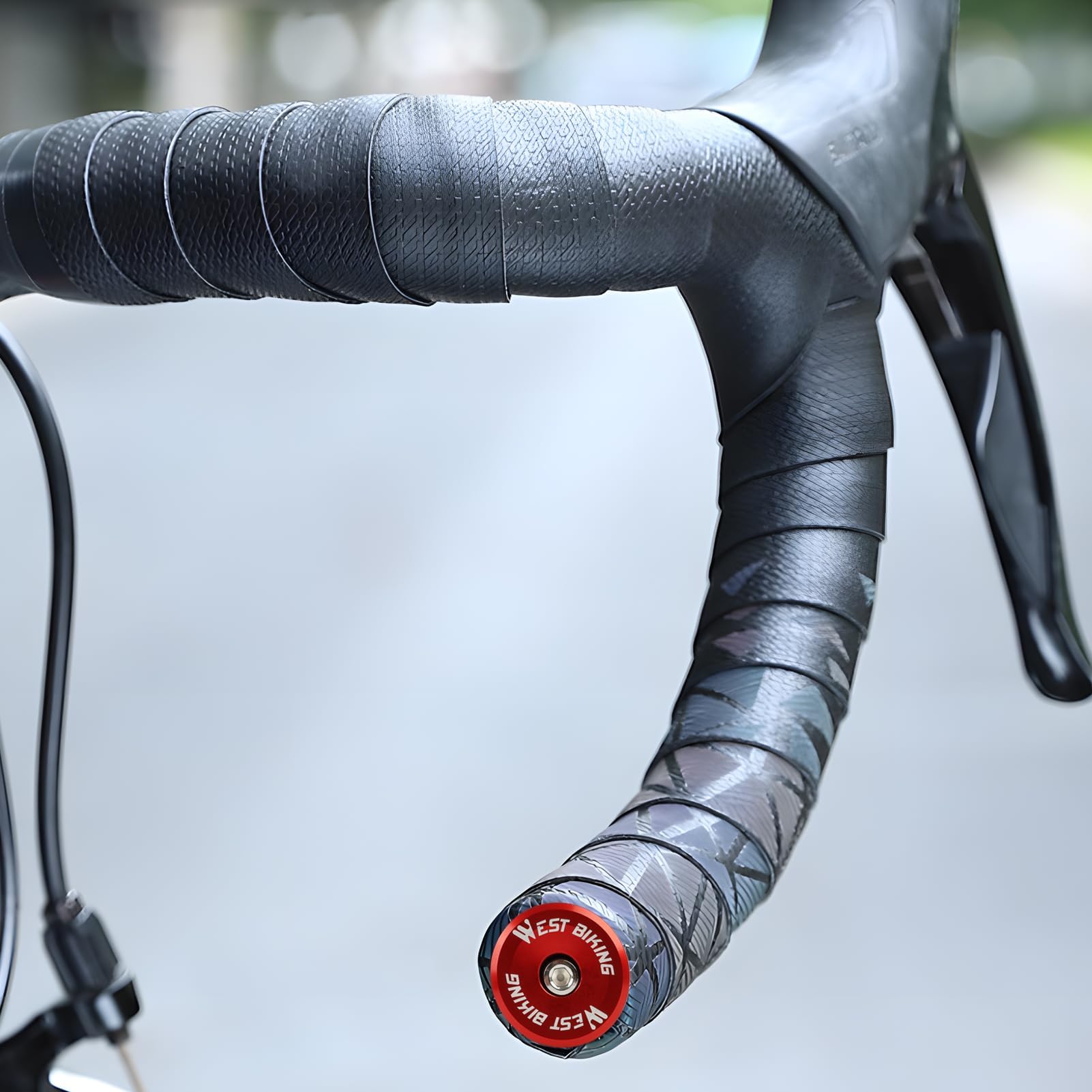 2 Pezzi Tappi per Manubrio della Bicicletta, Tappi per estremità Manubrio Bici, Tappi Terminali Manubrio in Alluminio per Biciclette, Compatibili con MTB, Bici da Strada, BMX