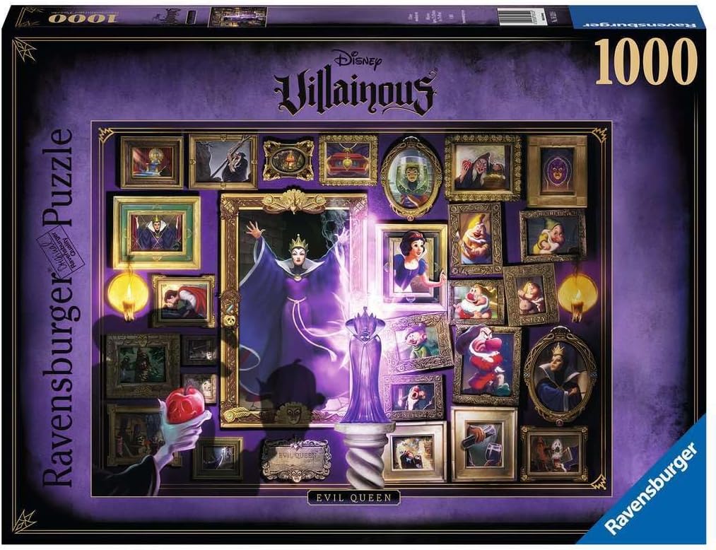 Ravensburger Disney Villainous: Evil Queen 1000 Piece Puzzle - Immersive Disney Experience | Unique Softclick Technology | FSC-Certified Materials | Perfect for Kids and Adults