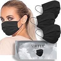 Vista 1 de VIRTUE CODE Balance Mascarillas Faciales - Mascarillas Desechables Cómodas de 3 Capas Suave