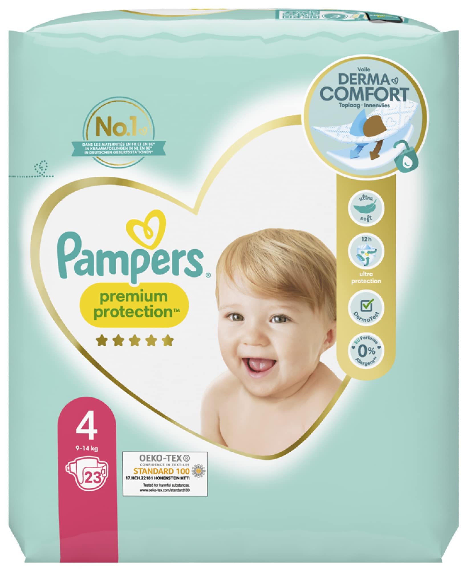 Pampers Premium Protection 23 Layers Size 4 (9-14 kg)
