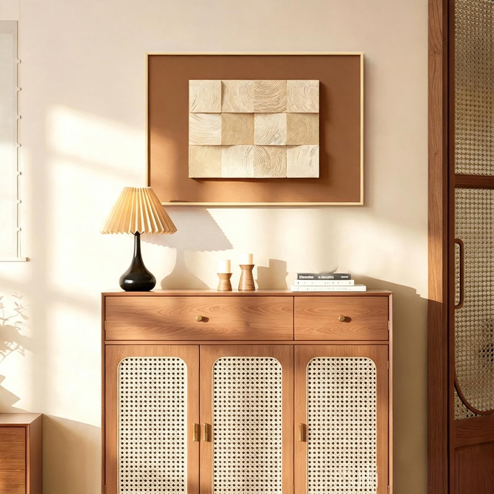 Tapa Cuadro Electrico, Decoración de Madera de Pino, Tapa Contador