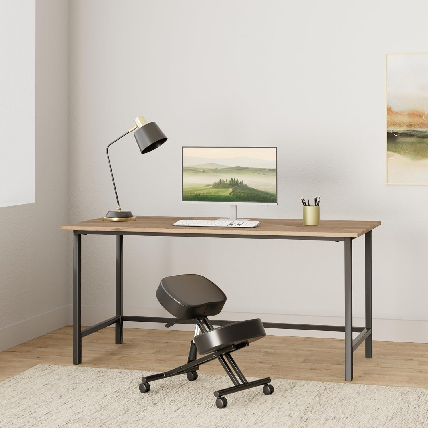 Himimi (Amélioration et épaississement Chaise Genou, Ergonomique, réglable, correcteur de Posture, Chaise orthopédique pour la Maison et Le Bureau