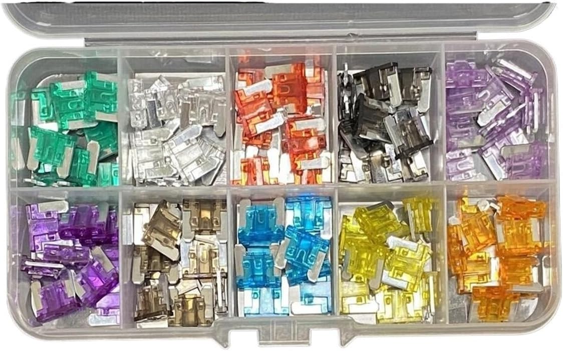 100/50 Pcs Car Fuses Automotive Blade Type Fuse Assortment In Box 2A/3A/5/A/7.5A/10A/15A/20A/25A/30A/35A
