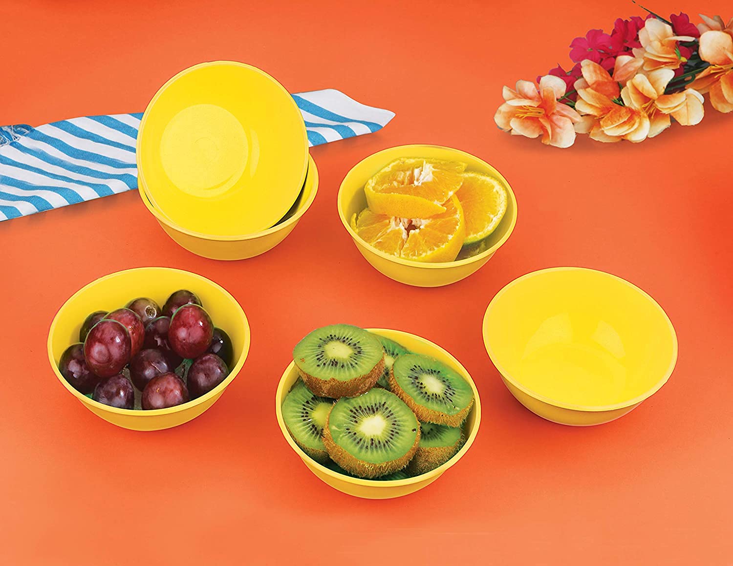 Unbreakable Polypropylene Bowls - Set of 6 -3
