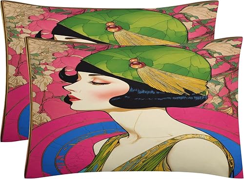 Miniatura 4 de OmErsa Juego de funda de edredón de microfibra suave con diseño de nutria, tamaño Queen, 3 piezas con cremallera, 2 fundas de almohada, funda de