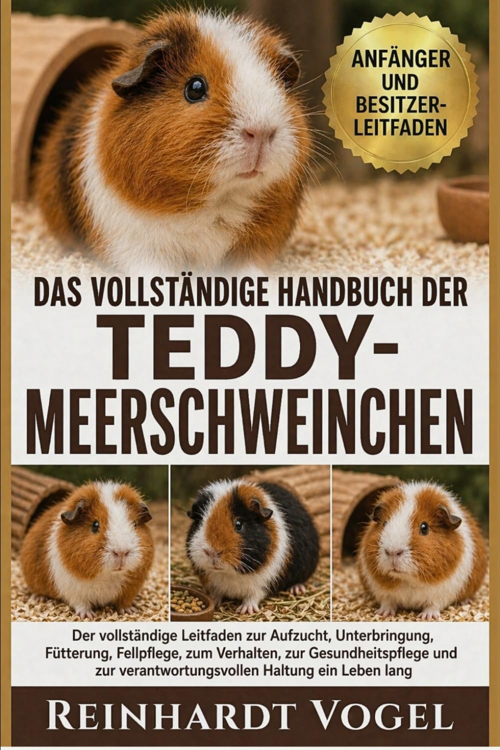DAS VOLLSTÄNDIGE HANDBUCH DER TEDDY-MEERSCHWEINCHEN: Der vollständige Leitfaden zur Aufzucht, Unterbringung, Fütterung, Fellpflege, zum Verhalten, zur ... verantwortungsvollen Haltung ein Leben lang