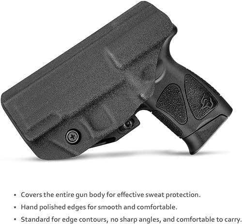 Vista 24 de Funda Taurus G3C G2C IWB Kydex Holster Taurus G3C / G2C / G2S / PT111 / PT140 0.354 in/.40 - Cintura interior oculta Taurus G3C / G2C / G2S / PT111