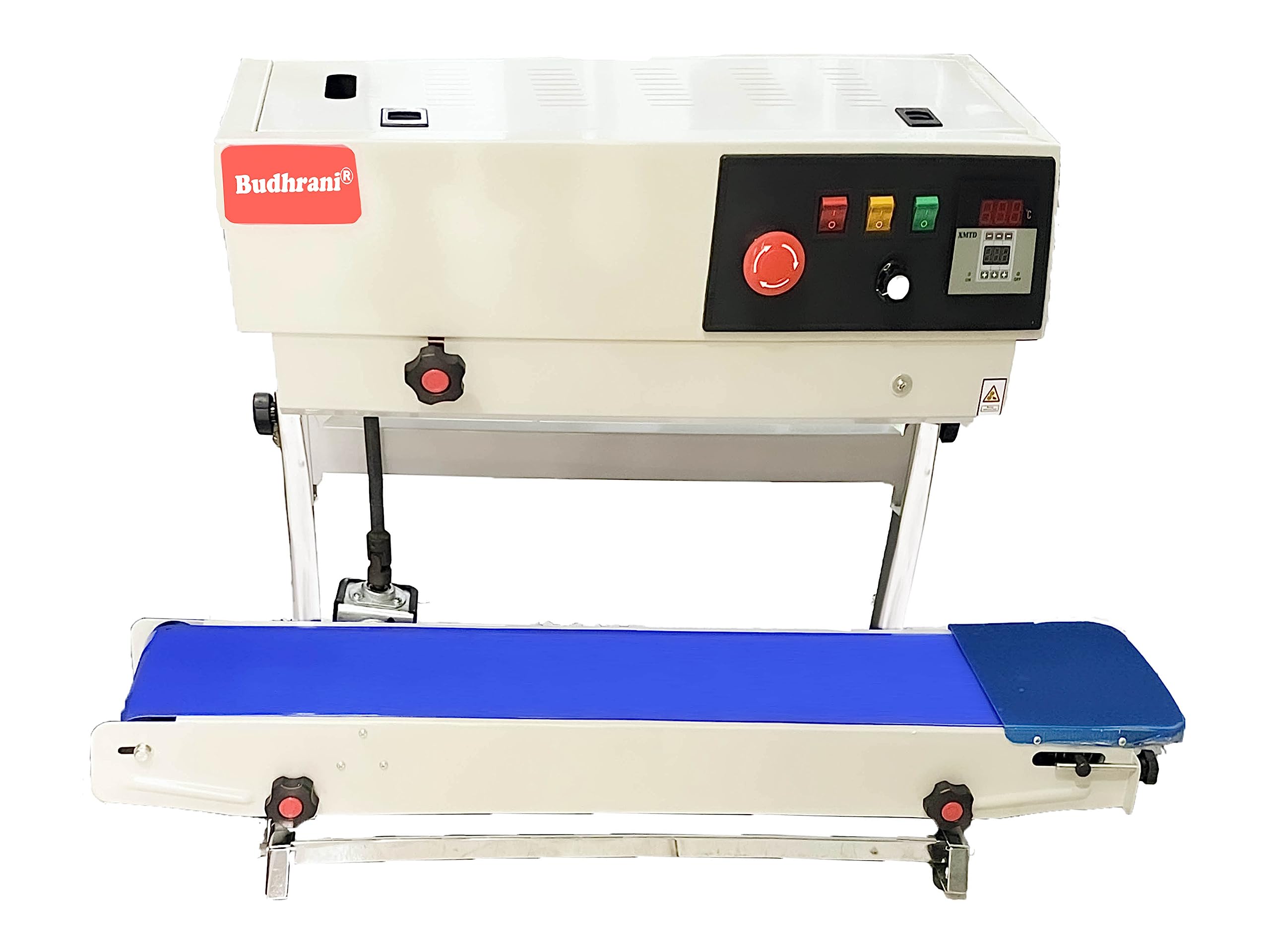 by MASTER MACHINES Heavy Duty Continuous Vertical With Stand MS Band Sealer, Automatic Band Sealing Machine, Automatic Packaging Machine - 1 Year Warranty Model No MM-03