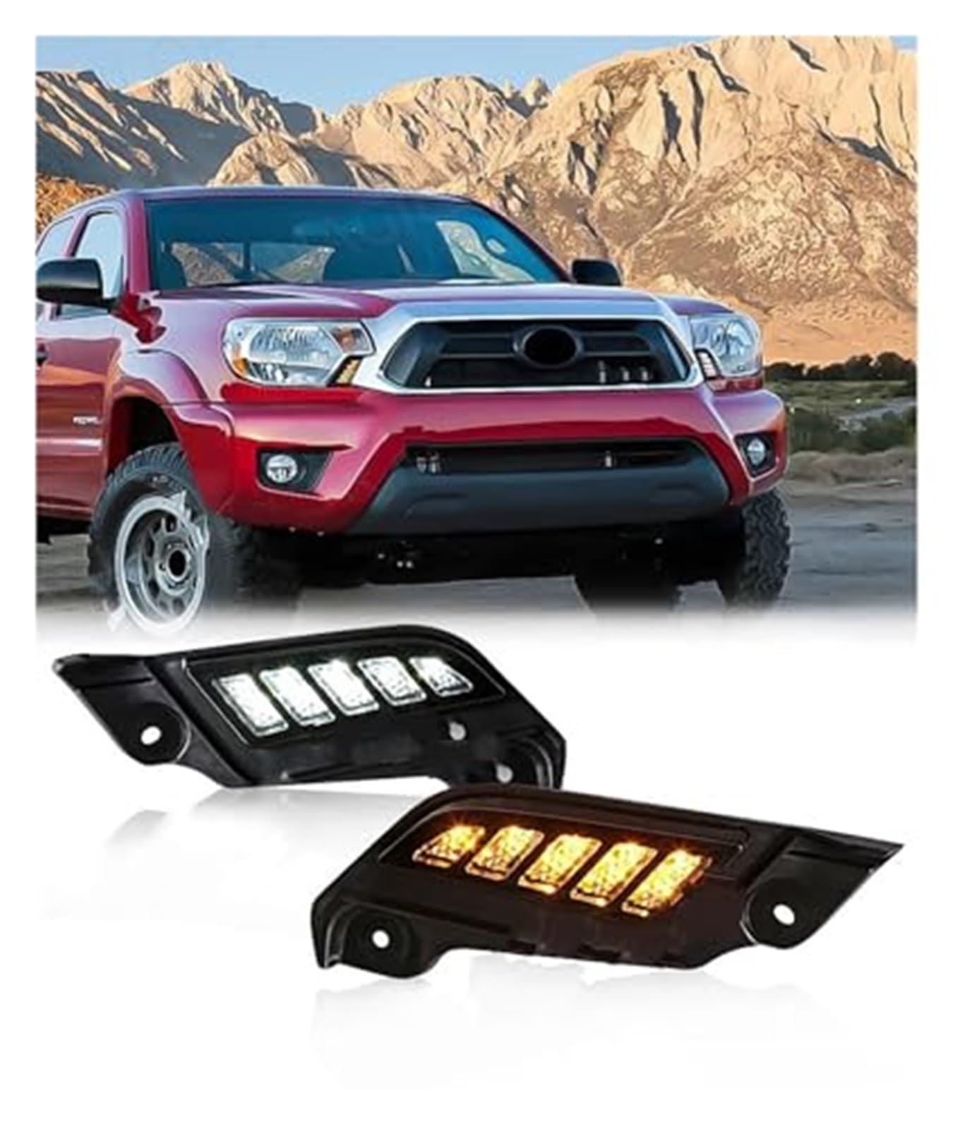 Dla Toyota, dla Tacoma 2012 2013 2014 2015 LED światło dla jazdy