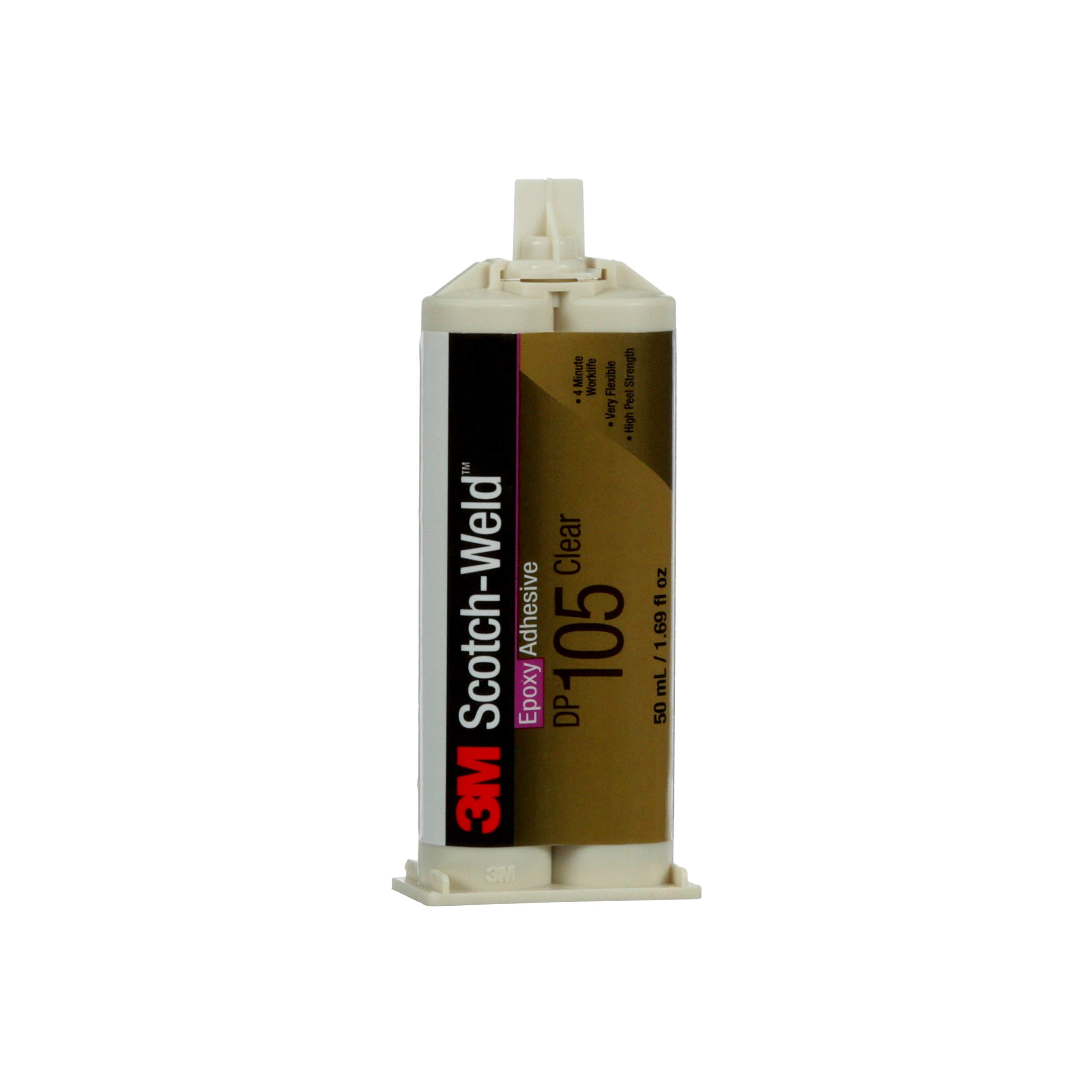 3M Scotch-Weld 87270-case Epoxy Adhesive DP105, 200 mL, Clear, 6.763 fl. oz. (Pack of 12)