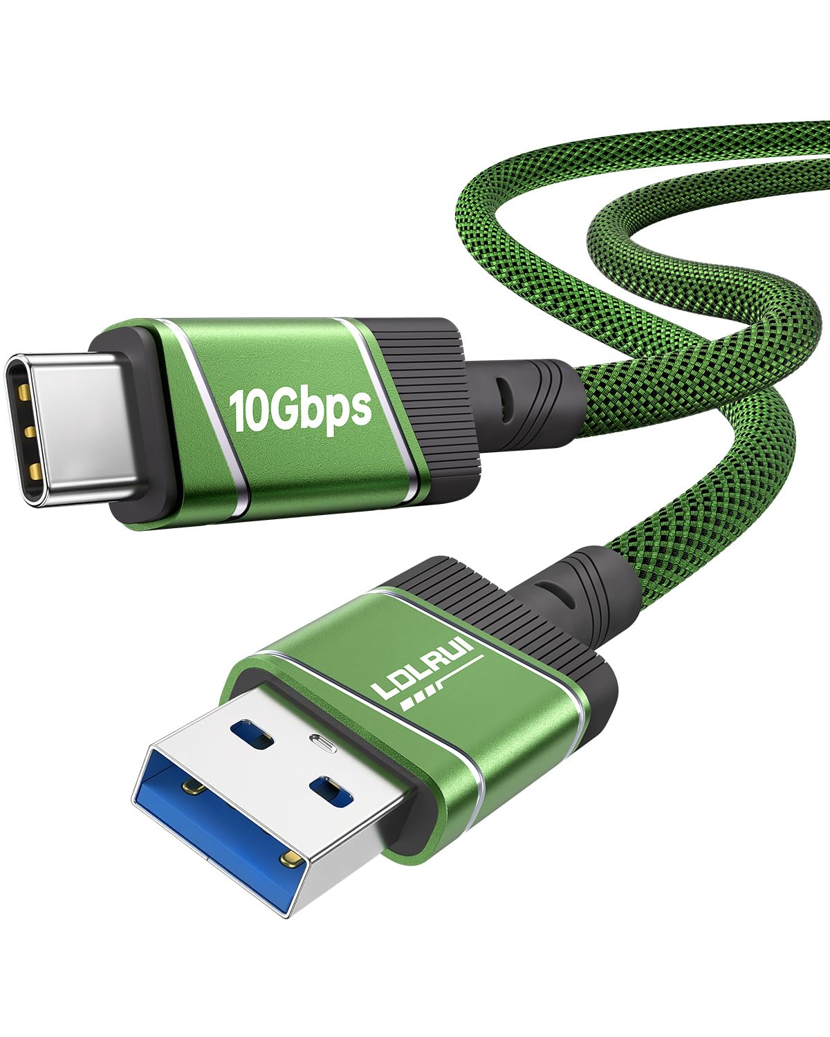LDLrui Cable USB C a USB A 3.1 Gen 2, carga rápida tipo C 3A y cable de sincronización de datos de 10 Gbps para Android Auto, iPhone 17/16 Plus/17 Pro Max, MacBook, Samsung Galaxy S26/S24/S21/Note20