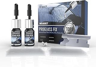 Windshield Chip Repair Kit, 2026 New Upgrade Car Windshield Crack Repair Kit, DIY Quick Resin Glass Repair Liquid Kit for Chips & Cracks, Long-Lasting for All Crack Types- 2 Bottles