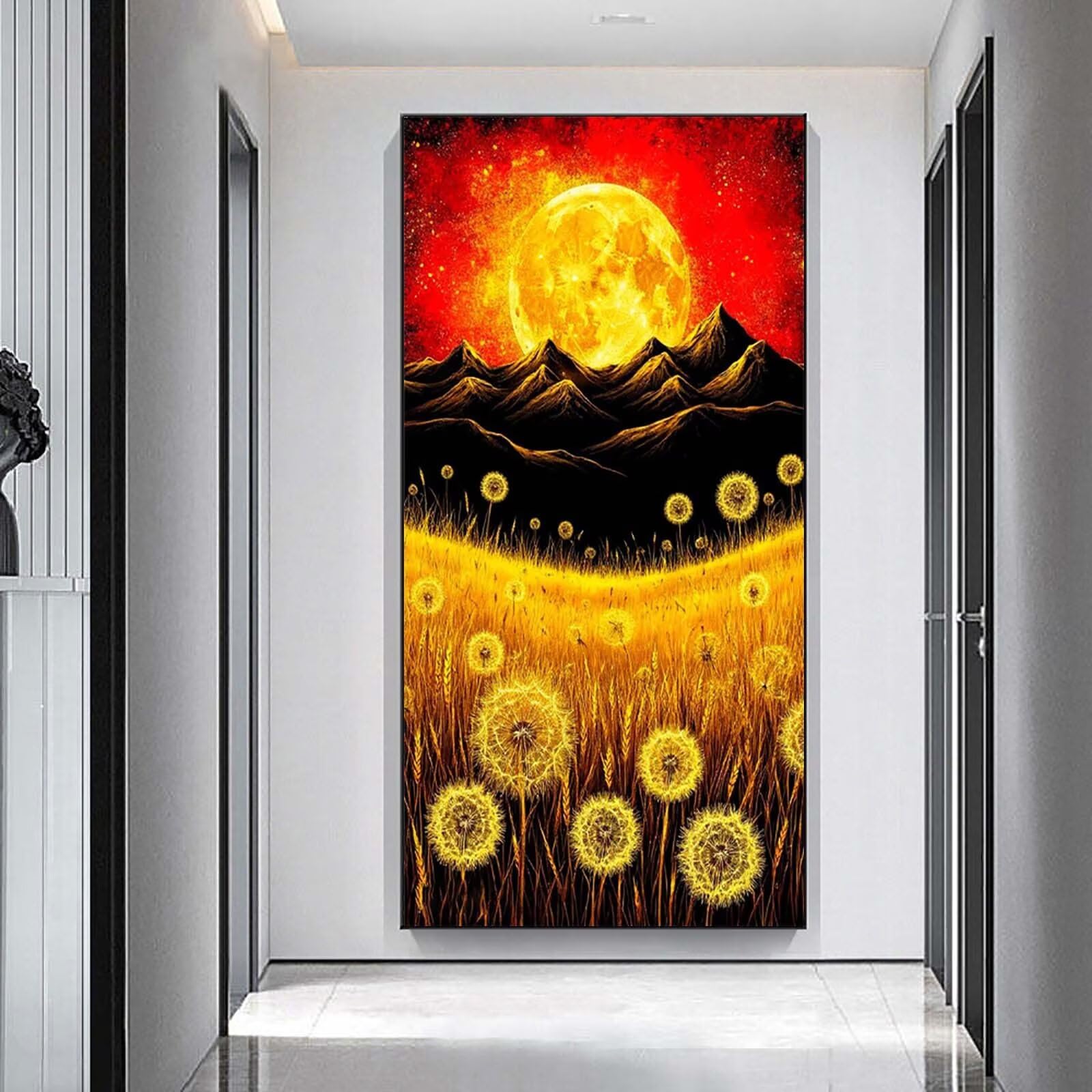 Diamentowe pasmo górskie, DIY diamentowe malowanie dorośli 60x120cm n5w-886