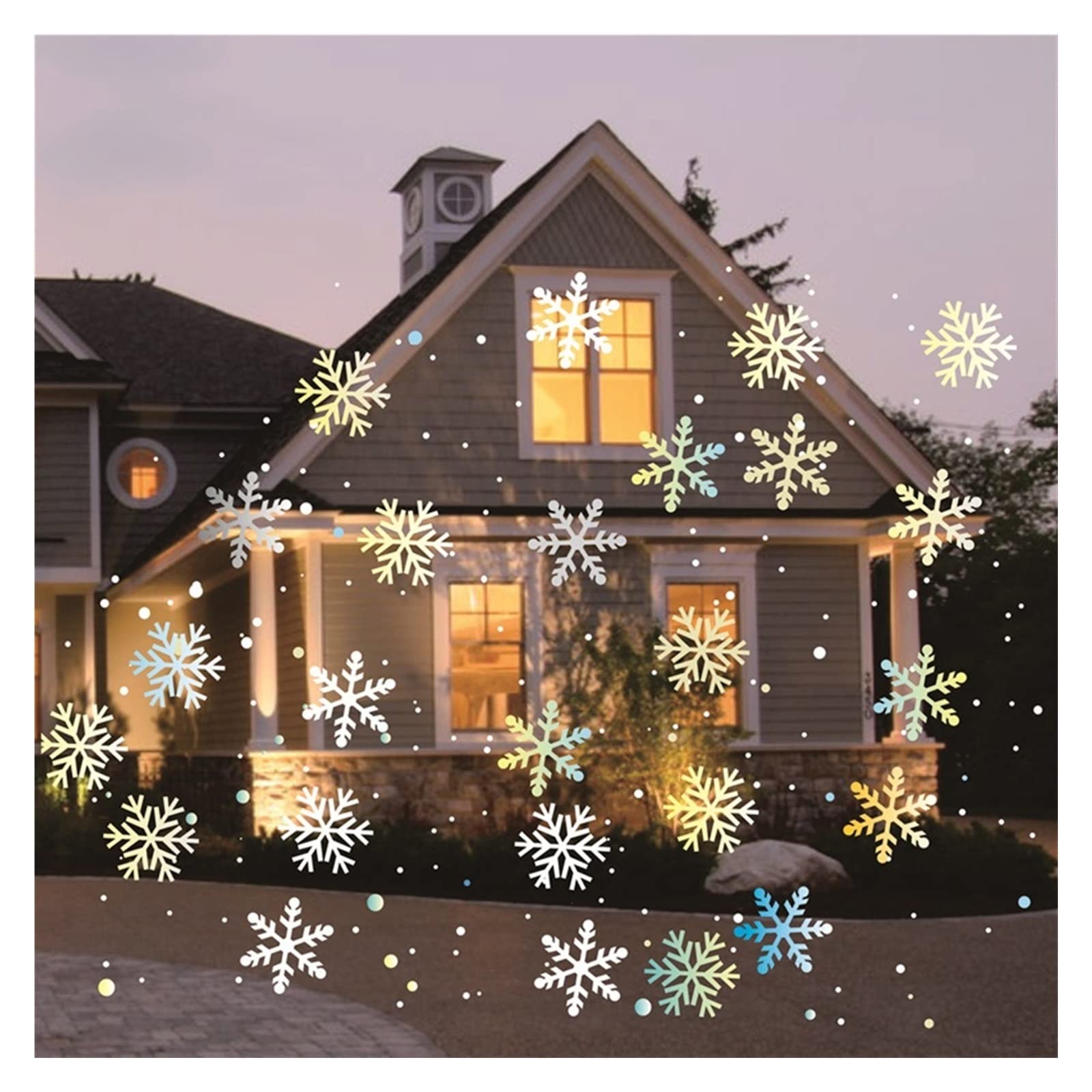 Projecteurs Noël Projecteur Lumières Extérieur Étanche À Distance LED Flocon De Neige Lampe De Projection Pour La Maison Jardin Nouvel An Décor Vacances Atmosphère Lampes Projecteurs D'éclairage Extér