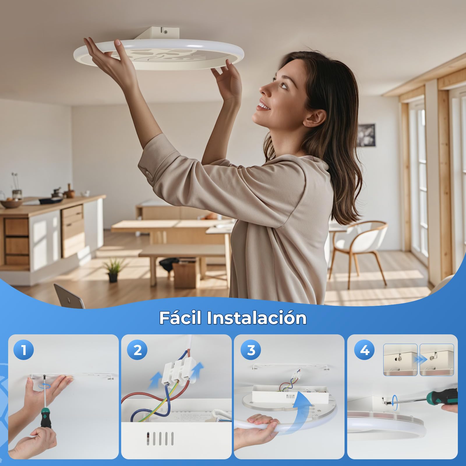Lampara Techo Infantil: Plafon LED Techo 32W con Mando a Distancia - Futbol Luces 3000K-6000K Regulable con Luz Nocturna y Temporizador para Habitación Niños y Dormitorio Juvenil, Ø30CM
