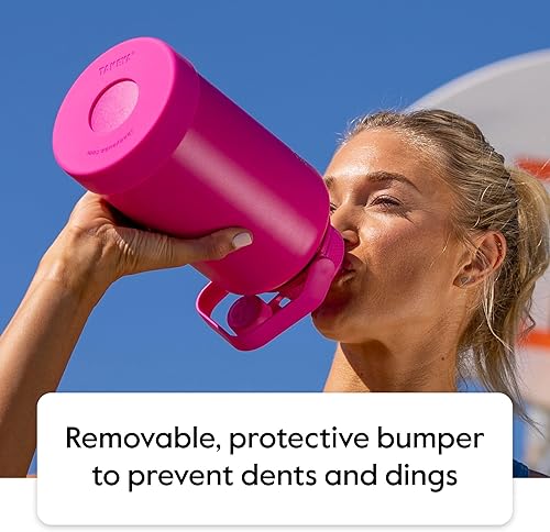 Miniatura 6 de Takeya Sport S Botella de agua con tapa de boquilla, botella con triple aislamiento de acero inoxidable, apta para lavavajillas y sin BPA, botella