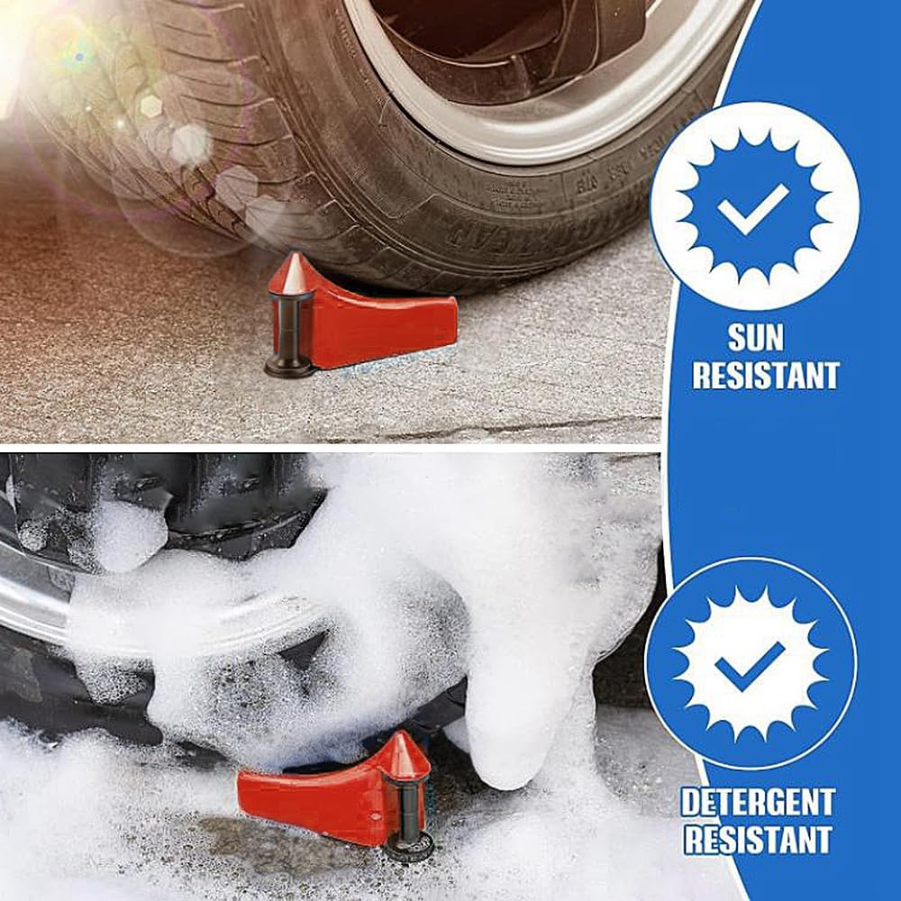 Guide De Tuyau Pour Lavage Auto - 4 Cales De Roue Pratiques - Évite Les Bourrages De Tuyau