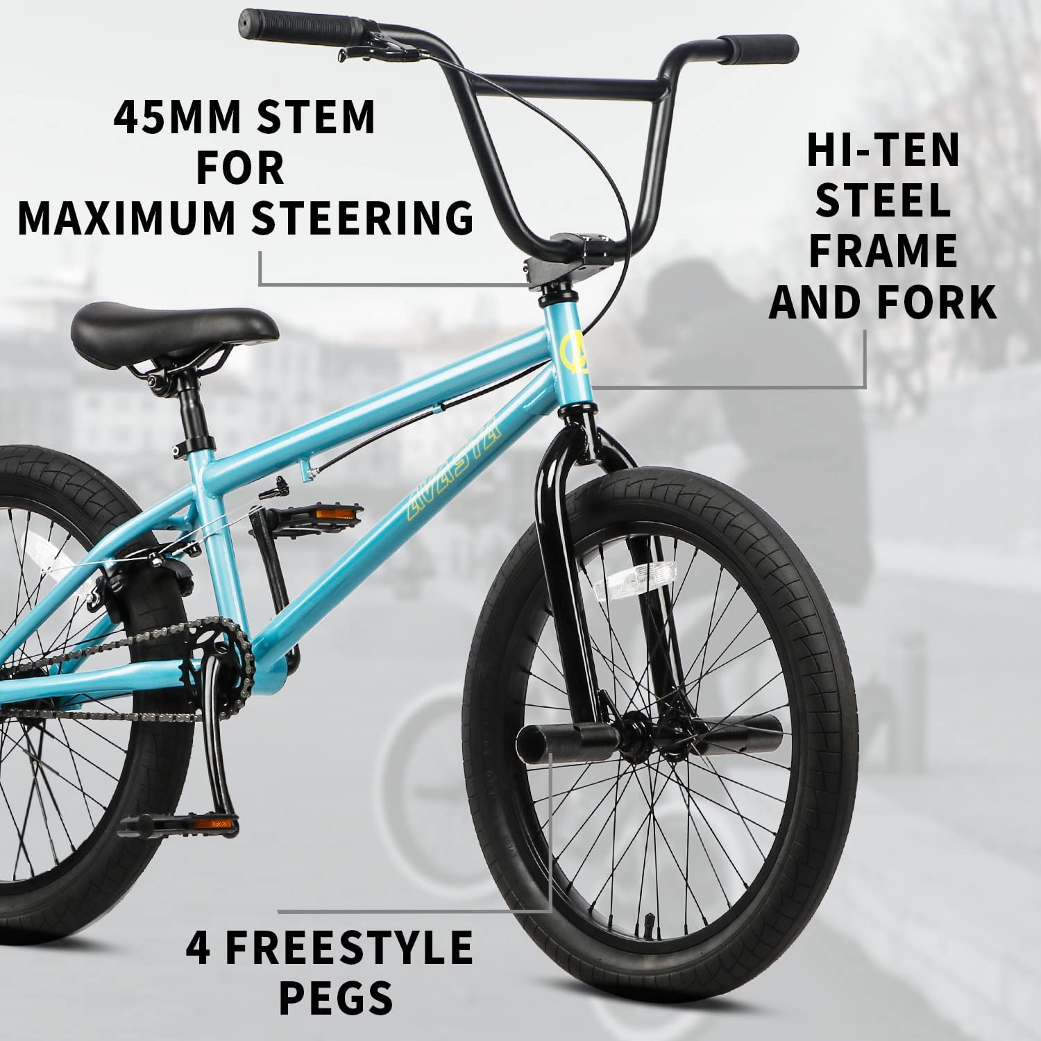 Amazon | AVASTA BMX 自転車 20インチ フリースタイルBMXバイク