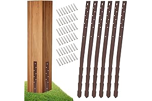 6 Pack Fence Post Repair Kit for Wood Fence Post Fix