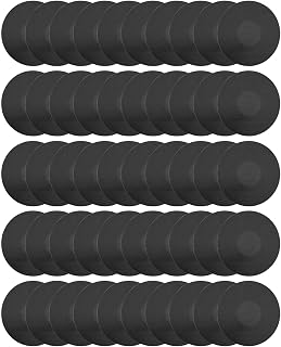 FackLOxc Juego de 50 parches autoadhesivos, color negro, para ducha, natación, protección