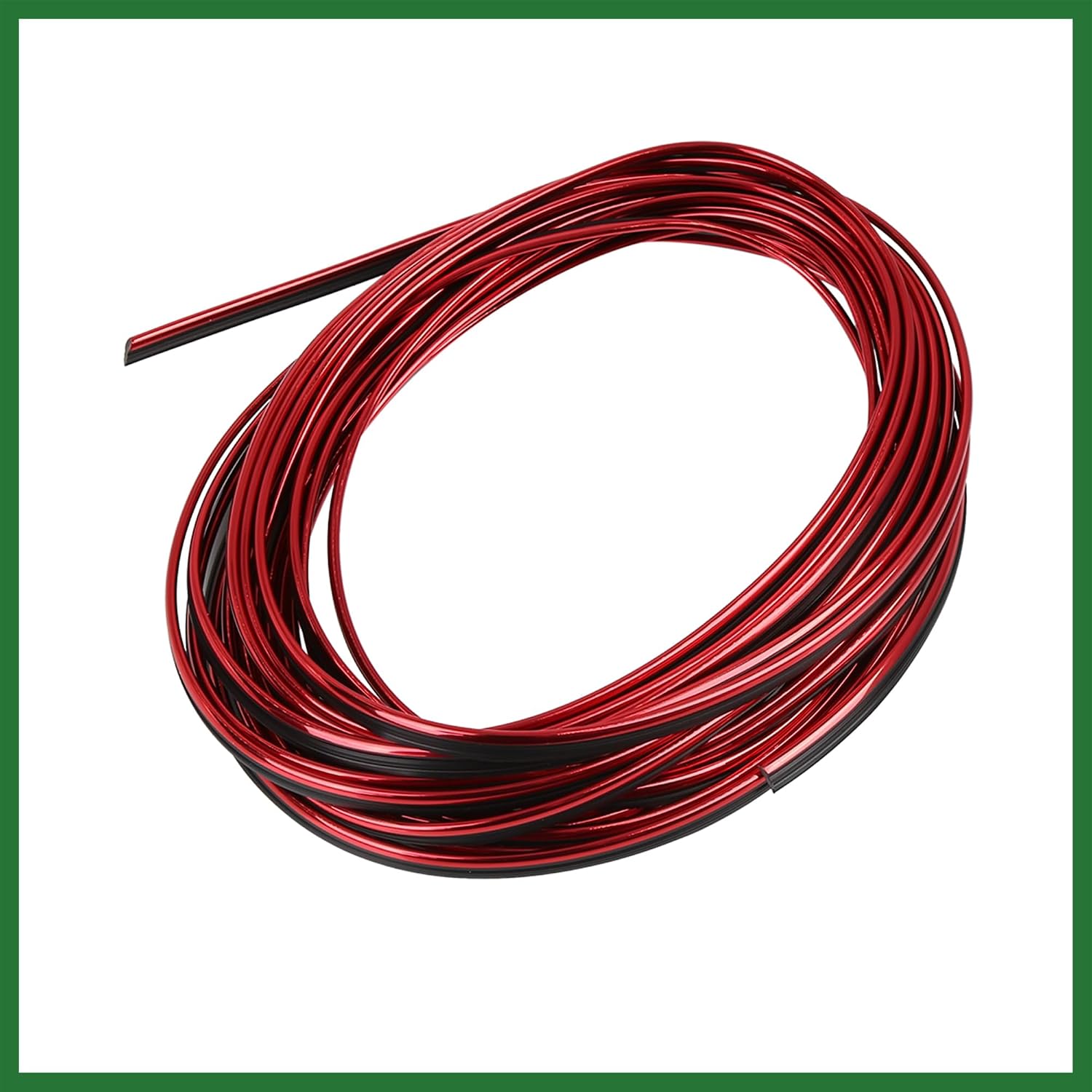 Motoforti Car Interior Gap Door Edge Trim Strip Chrome Red 8m 26.25ft image 4