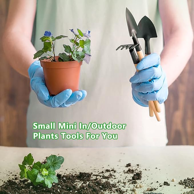 Set de herramientas de jardín pequeño, 6 piezas miniatura 3
