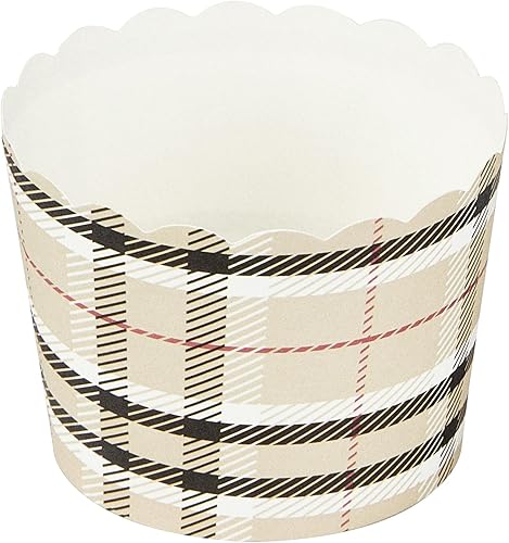 Miniatura 449 de Restaurantware Panificio Premium - Taza de papel Kraft de 10 onzas para hornear, tazas de papel para hornear, perfectas para magdalenas, cupcakes