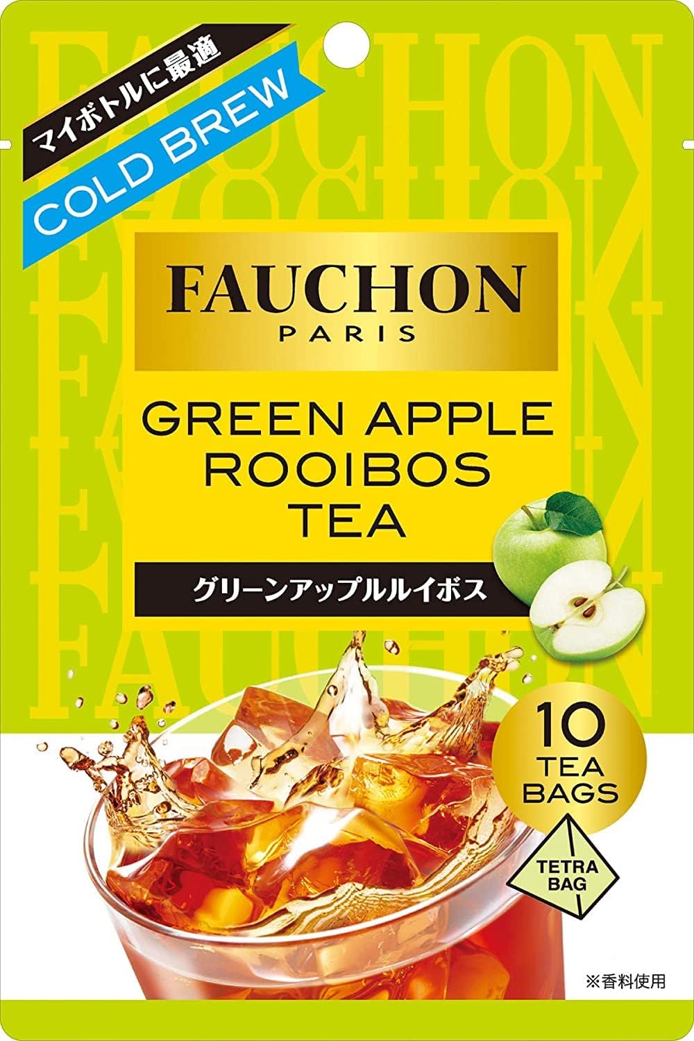 FAUCHON 紅茶 水出しグリーンアップルルイボス(ティーバッグ×10袋入)