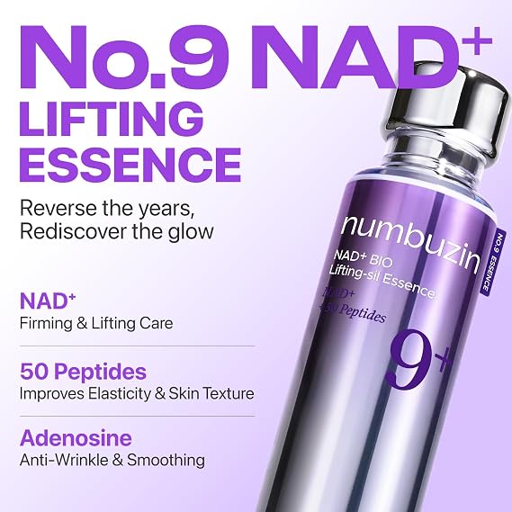 No.9 NAD Bio Lifting-sil Essence NAD+ 50 Peptit ile Lifting Etkili, Sıkılaştırıcı Esans