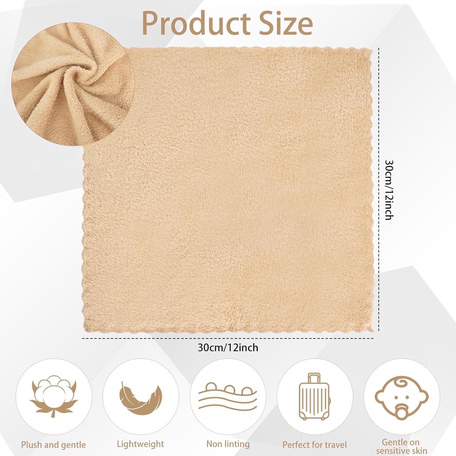 120 Pcs Washcloths Bulk 12 x 12 Inch Multicolor Facial Towels Microfiber Soft Wash Rags Quick Drying Bathroom Wash Clothes for Body, Face, Fingertip, Spa