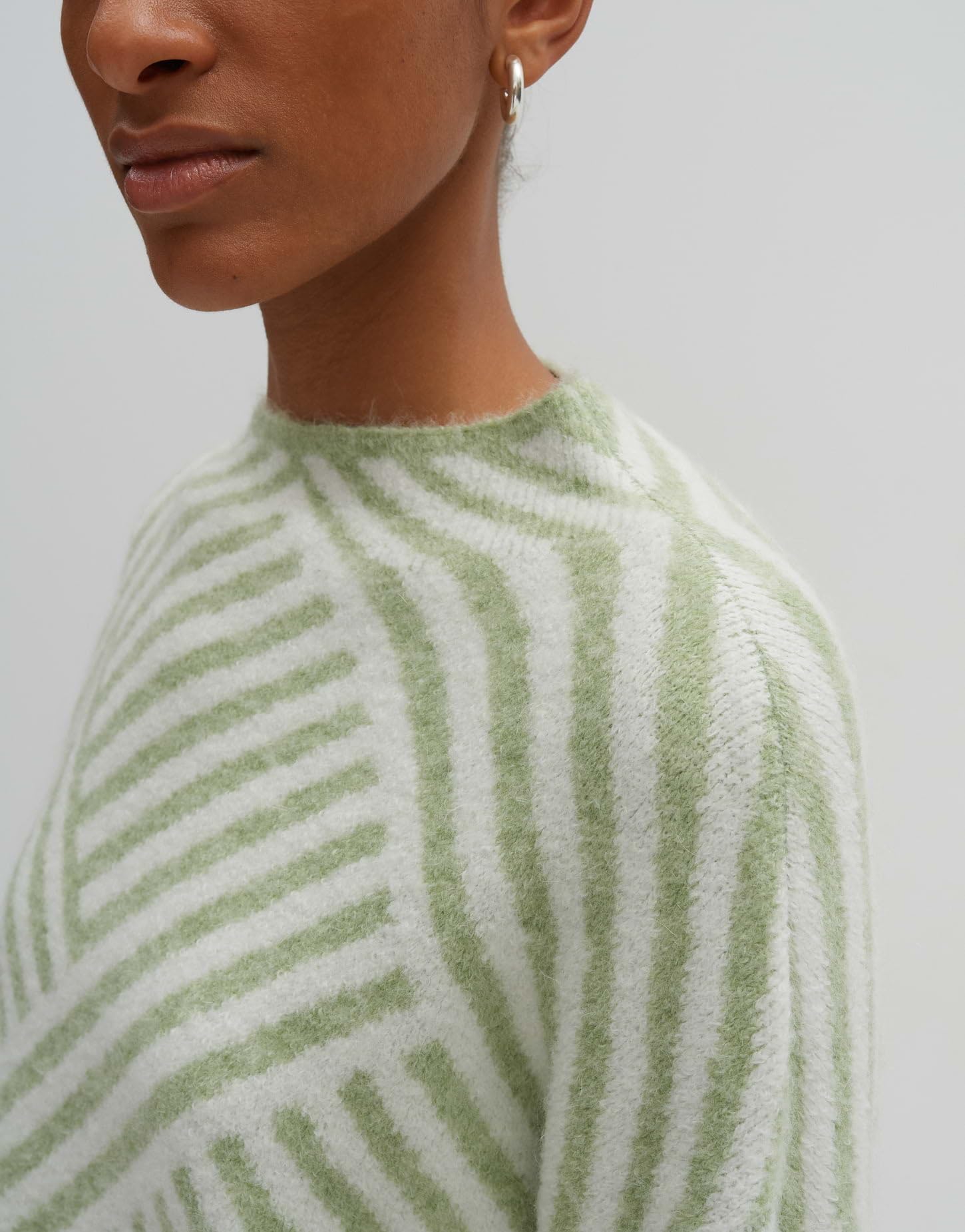 someday Sweter damski | sweter z dzianiny Tonica Loose z wełną i moherem