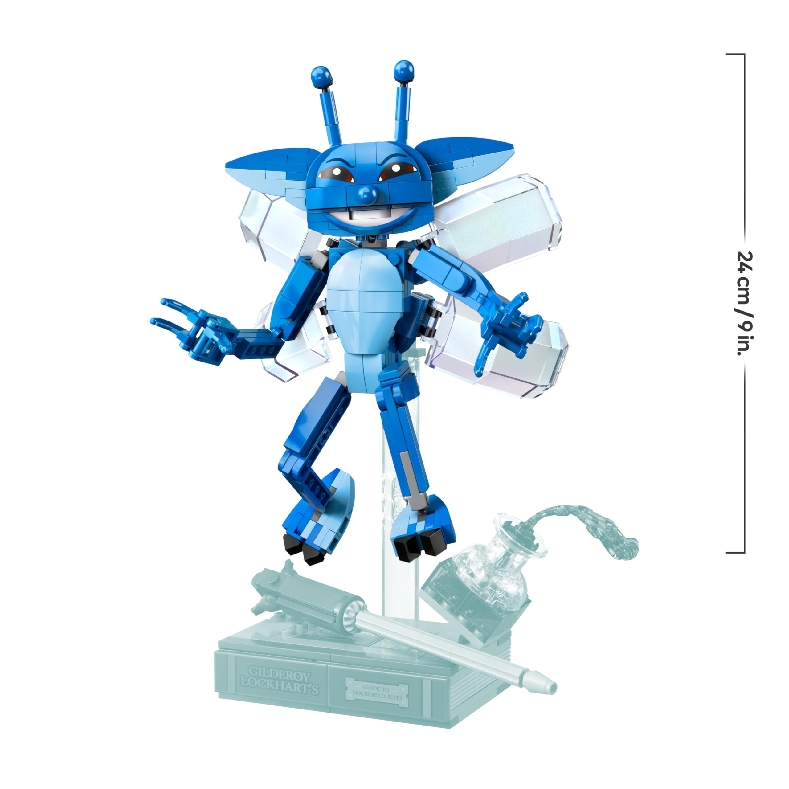 LEGO Harry Potter Folletto della Cornovaglia Giocattolo - Action Figure Decorativa per Cameretta o Scrivania con Libro e Bacchetta di Gilderoy Lockhart - Regalo per Bambine e Bambini da 8 Anni - 76461