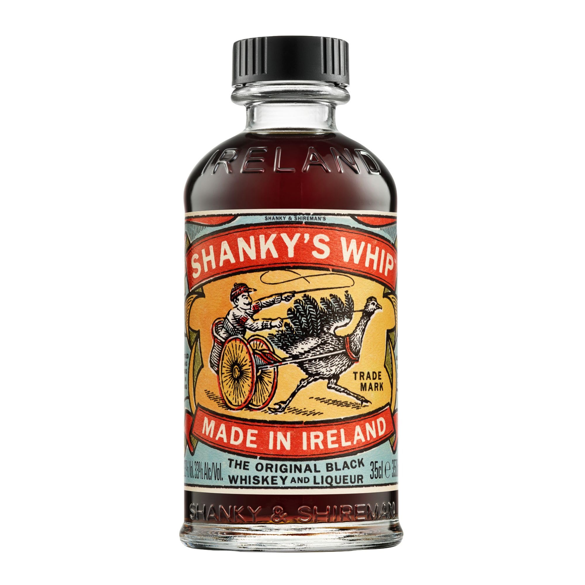 Shanky's Whip | Vanille-Karamell Whiskey aus Irland | perfekt pur oder für Cocktails | 33% vol | 350ml Einzelflasche |