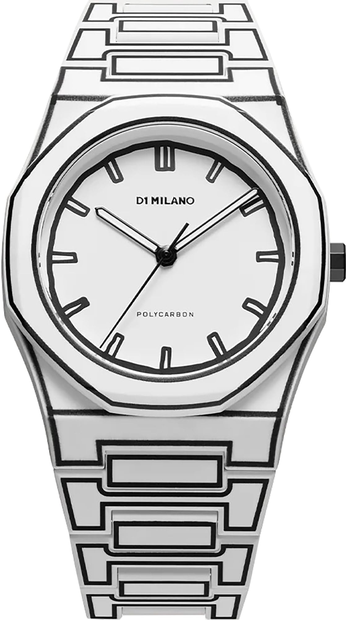 Analog White Dial Unisex's Watch-PCBJ34, White, Classic, White, Classic, White, Classic