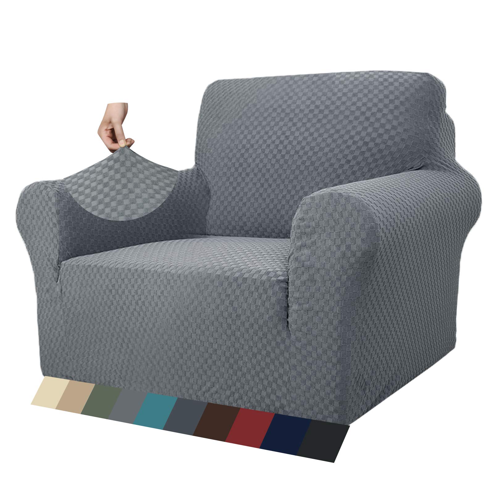 MAXIJIN Jacquard Sessel Wohnzimmer Sesselbezug Stretch für W