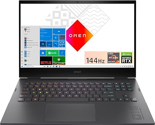 Miniatura 4 de HP Omen 16 Laptop para juegos de 161 pulgadas FHD 144 Hz pantalla IPS AMD Octa-Core Ryzen 7 5800H Beats i7-10750H 64GB RAM 1TB SSD NVIDIA GeForce