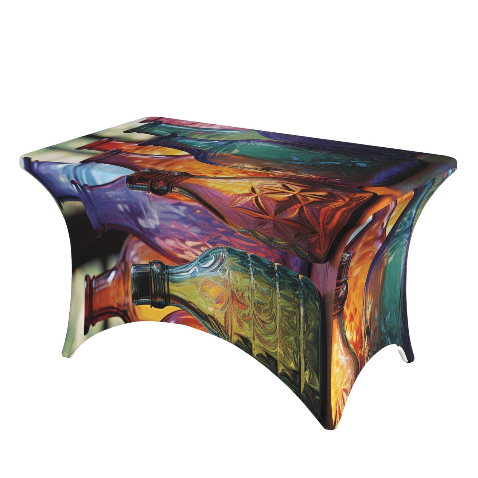 Nappe de table rectangulaire 1,2 m extensible en élasthanne robuste