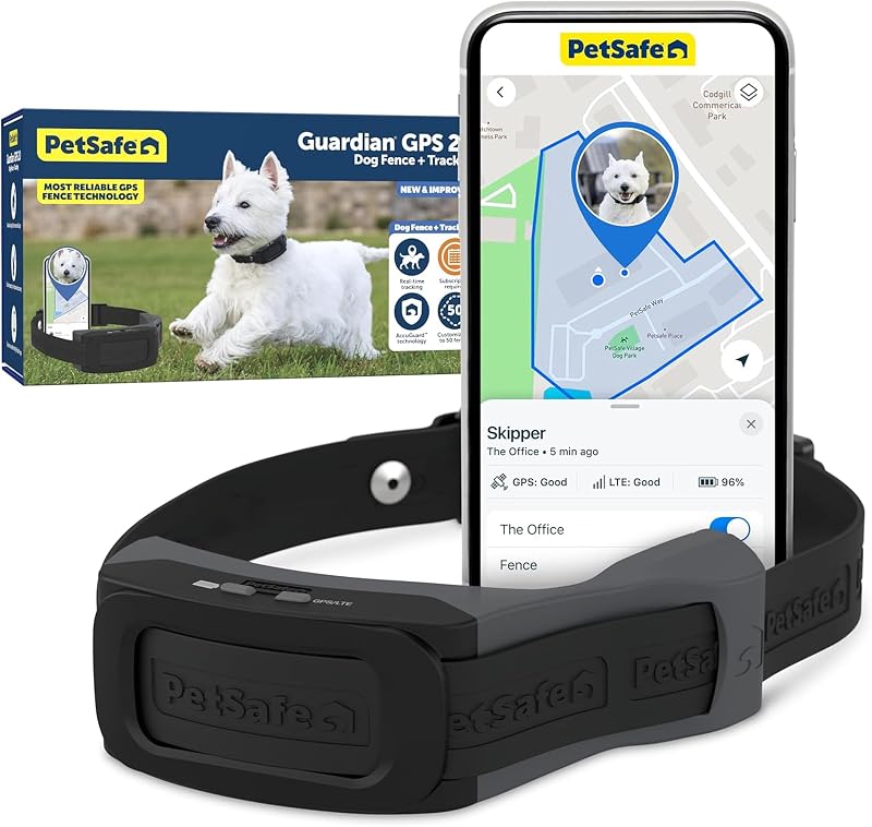Cerca GPS para cães com rastreamento em tempo real PetSafe Guardian GPS 2.0 – PIF00-18096