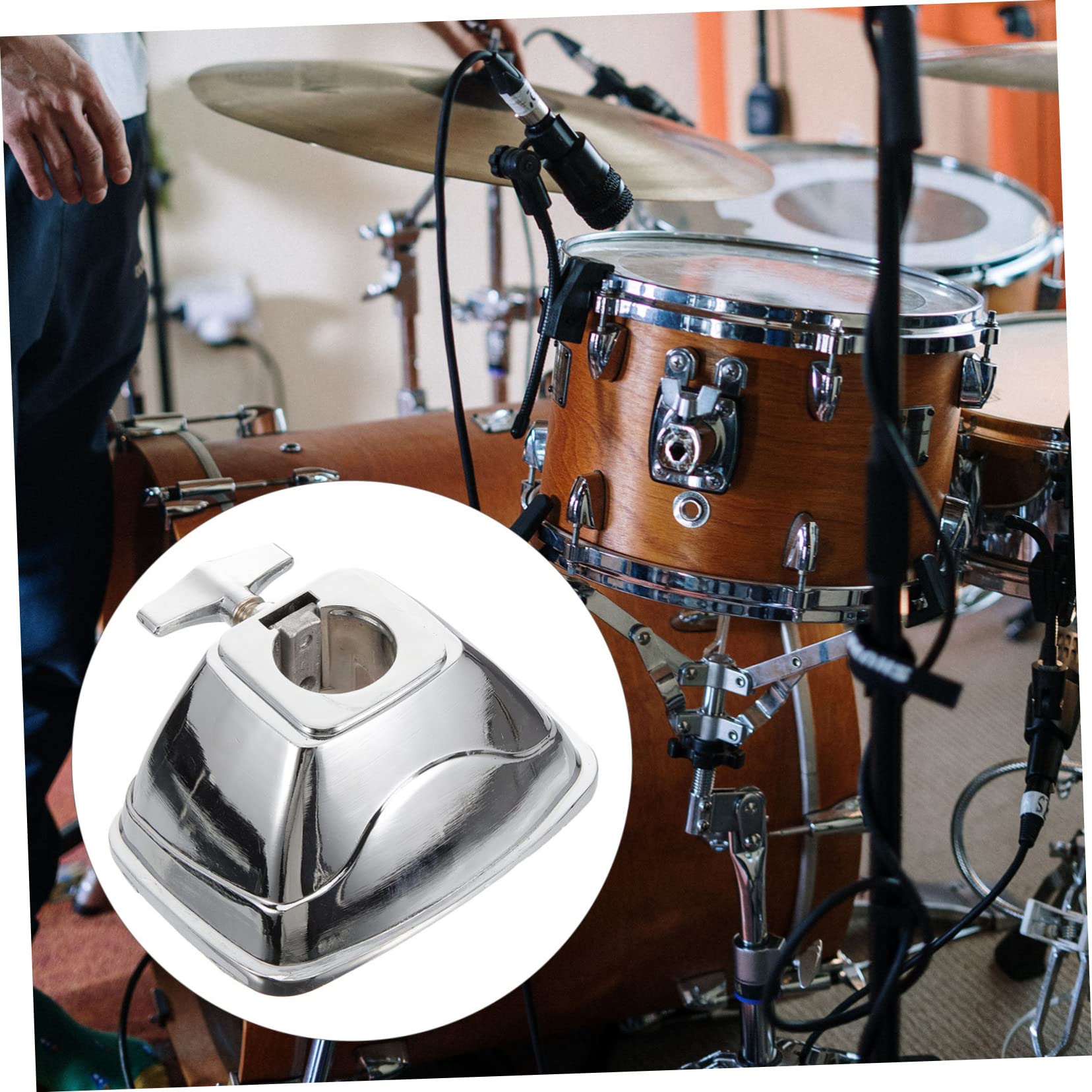 GALPADA 1Set Drum Replacement Base Durable Drum Accessory for Long Term Use High Hardness Material Multipurpose Design for Various Drum and Maintenance Needs