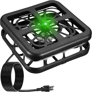 Aobiono Upgraded Pond Heater De-Icer with Light Indicator, Automatic Thermostatic Control 48°F On / 95°F Off, Keeps Ice Hole for Fish Koi Ponds, Stock Tanks, Bird Baths, 12 ft Cord (1000W)