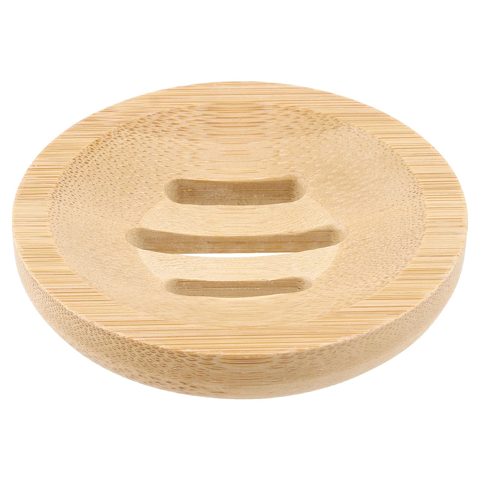 HOIGON 20 jaboneras de bambú para ducha, 10 jaboneras redondas de madera y 10 bandejas de jabón cuadradas, bandeja de jabón de madera para el hogar, baño, cocina