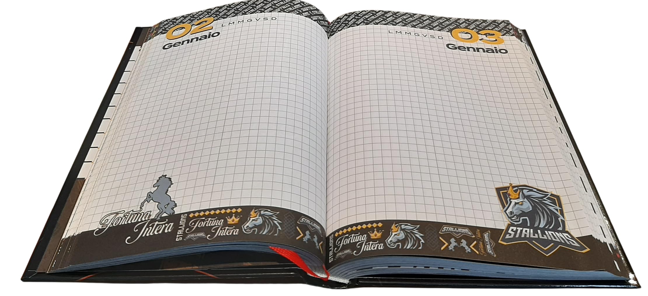 PRESTIGE & DELUXE Zaino Tondo 3 scomparti - King League Patch Intercambiabile - per la scuola primari Bambini + Astuccio FC TRM ovale 22 x 8 x 5 cm + diario + Kit penne e portachiave calcio
