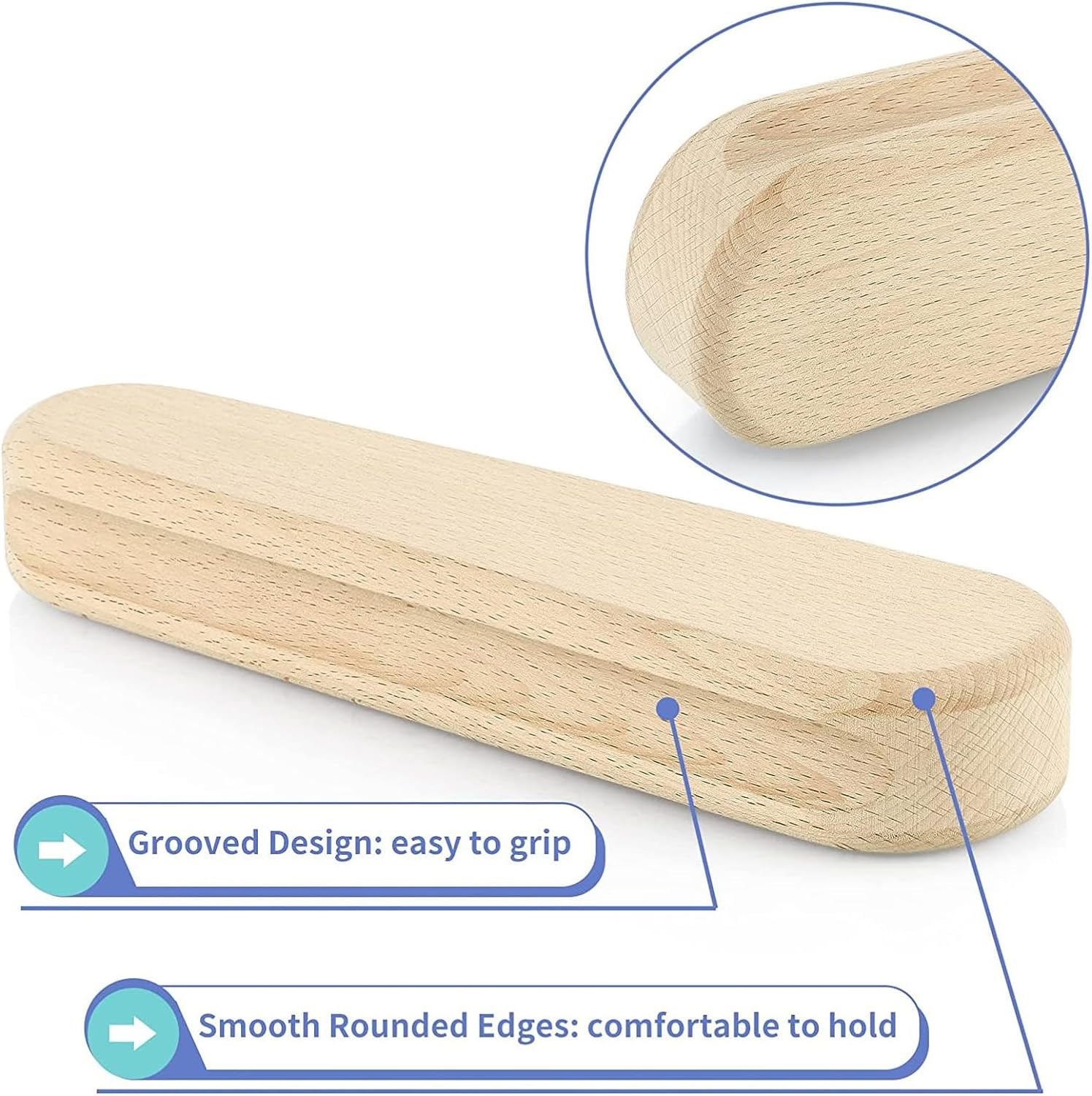 2pcs Hardwood Tailors Clapper, Hard Wood Tailors Clapper for Steam Iron to Set a steam, Quilting Notions Quilters Pressing and Seam Flattening Tool, Clapper Sewing Tool for Ironing