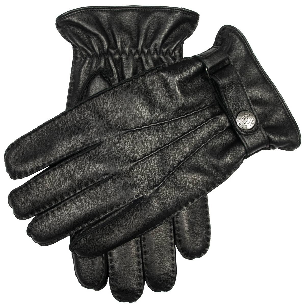 Guantes de piel de oveja con forro de mezcla de lana y cachemira para hombre Dents