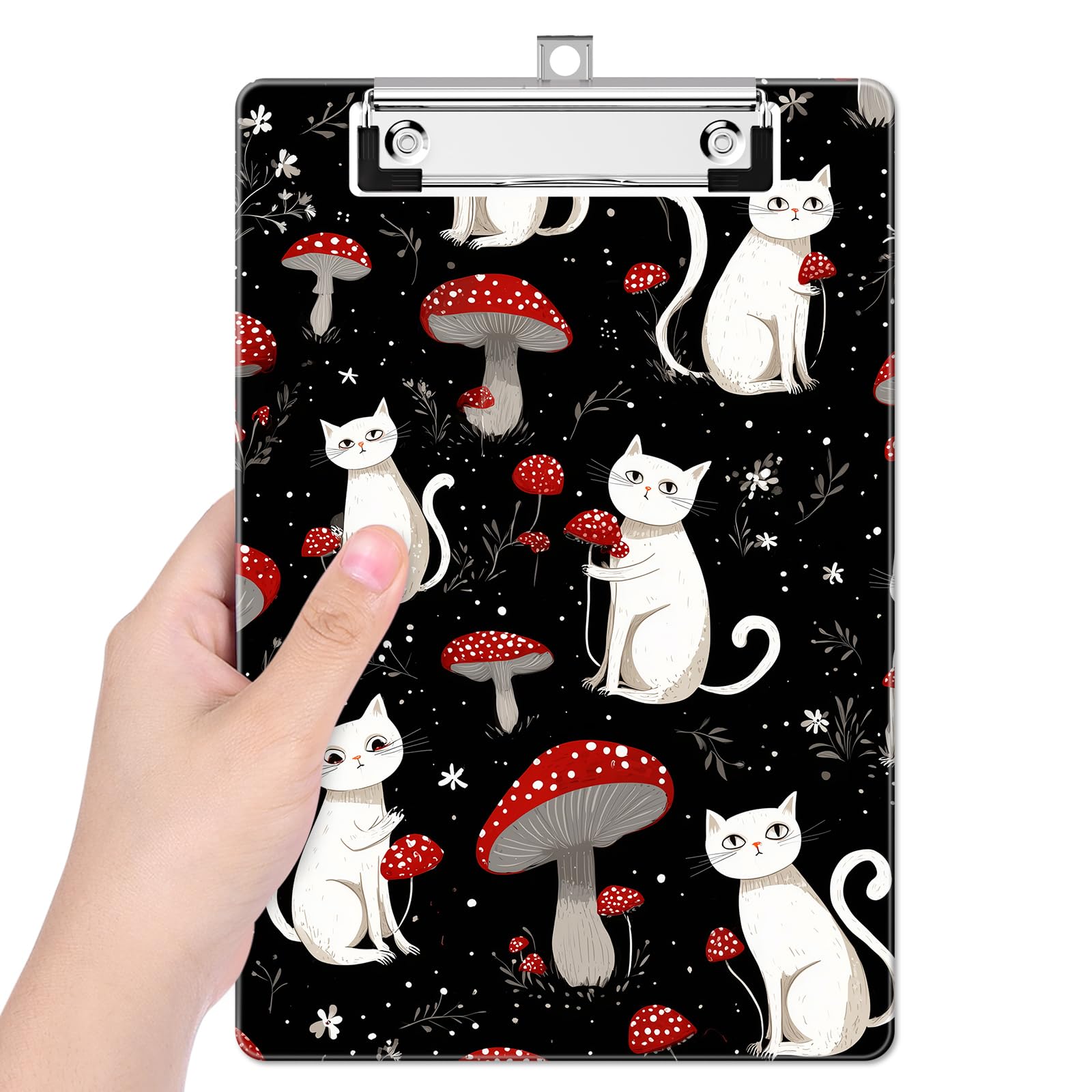 Small Plastic Clipboard 6 x 9 in, Standard A5 Size Fashion Clip Board