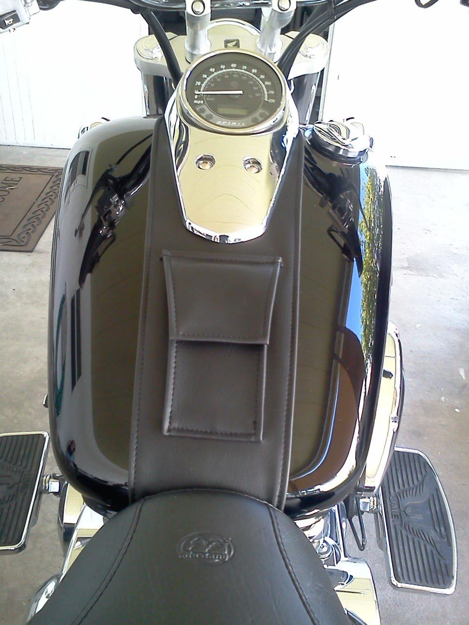 Tank Bib Compatible with Honda Shadow VT750 750 Spirit C2 Phantom with POCKET