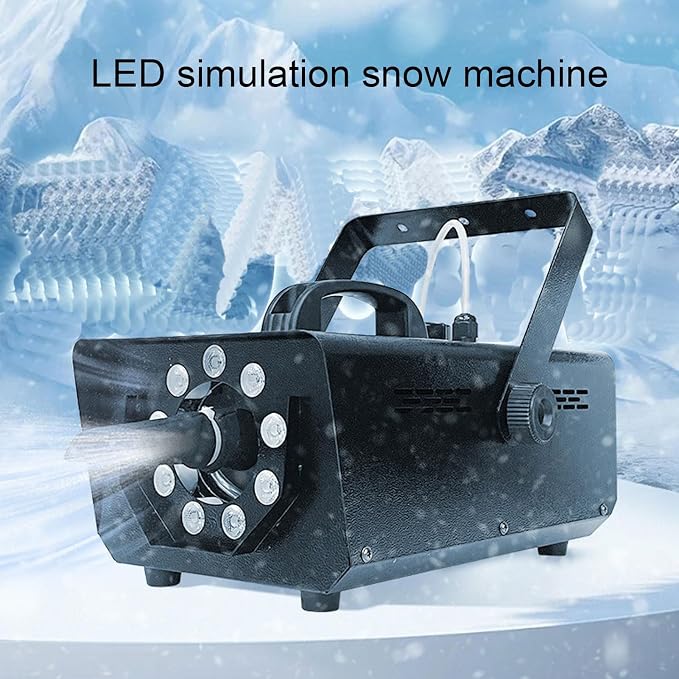 Máquina de nieve con control remoto inalámbrico miniatura 4