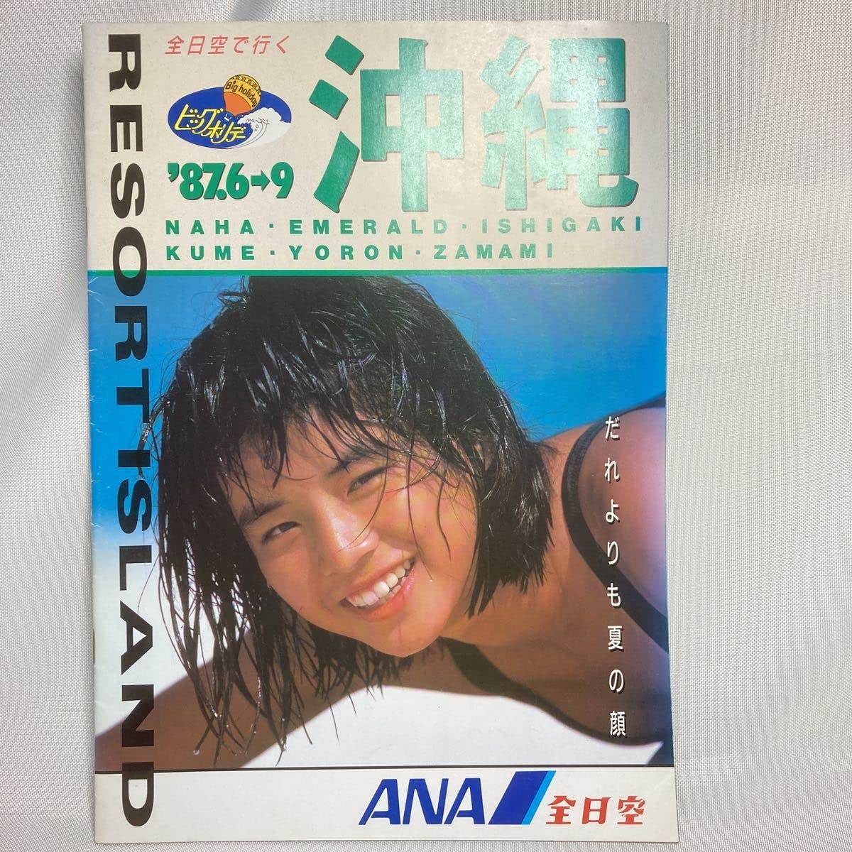 Amazon.co.jp: 石田ゆり子 写真集 全日空ビッグホリデー沖縄 全24P 