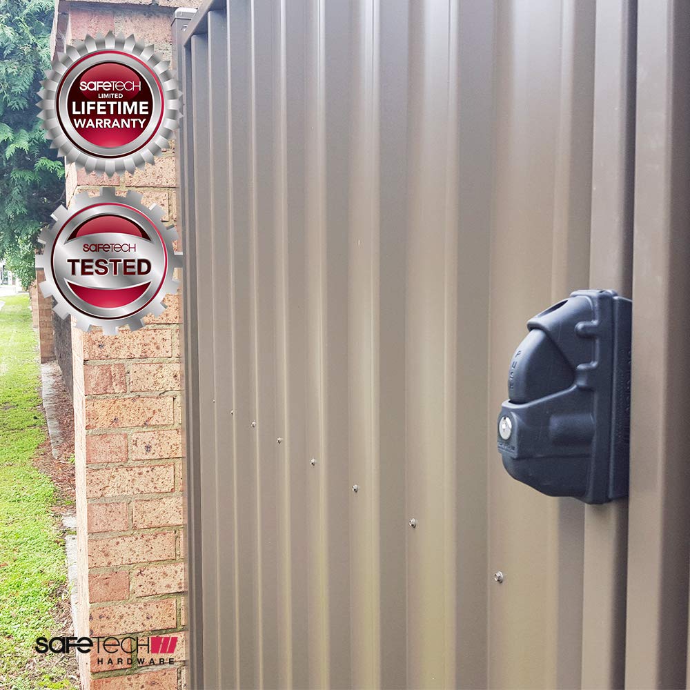 Buy Safetech Hardware X2 Two Sided Gate Latch Key Lockable Gate Lock
