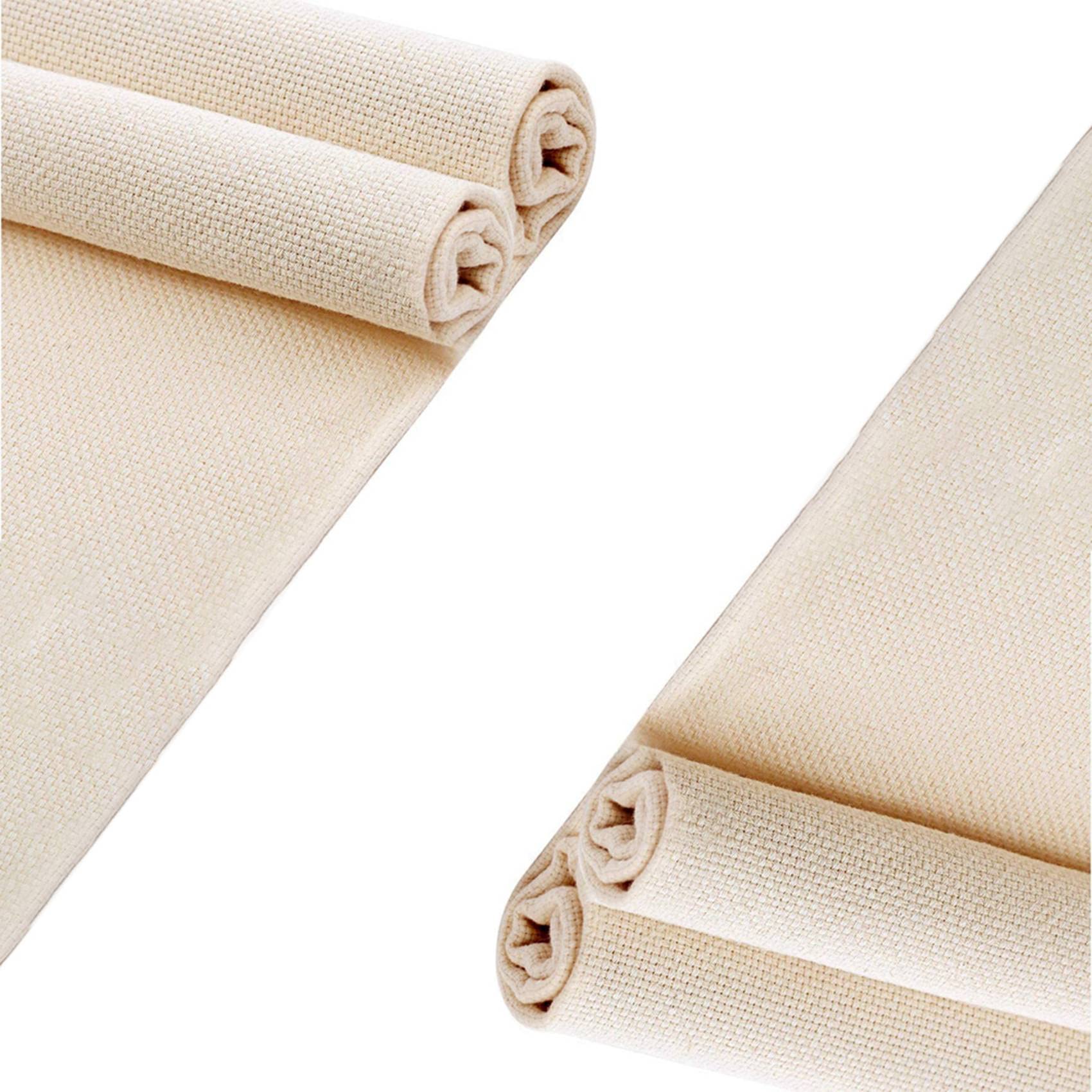 Hndhbfgrt 2X Punch Needle Cloth Fabric, Needlework Embroidery Fabric for Punch Needle and Rug-Punch, 26.4 x 19.6 Inch